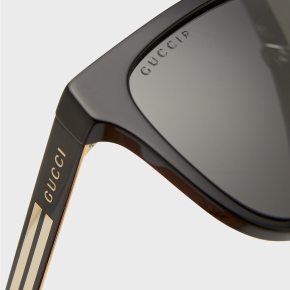 ✨NEW✨ Authentic Gucci Men's Square Acetate Logo Sunglasses GG0687S - Picture 6 of 15